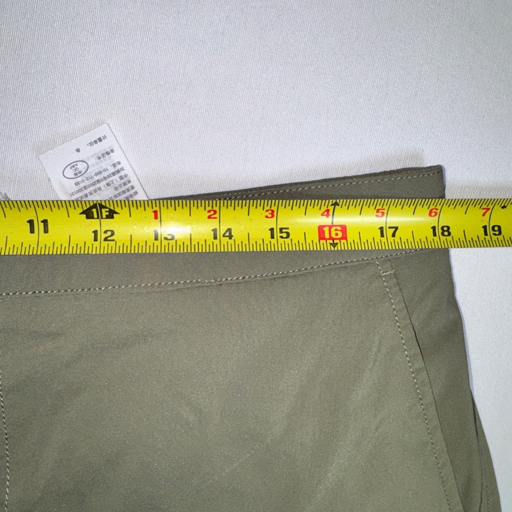 Abercrombie & Fitch Men XL Stretch All Day Shorts Olive Green Mesh Lined - Picture 5 of 14